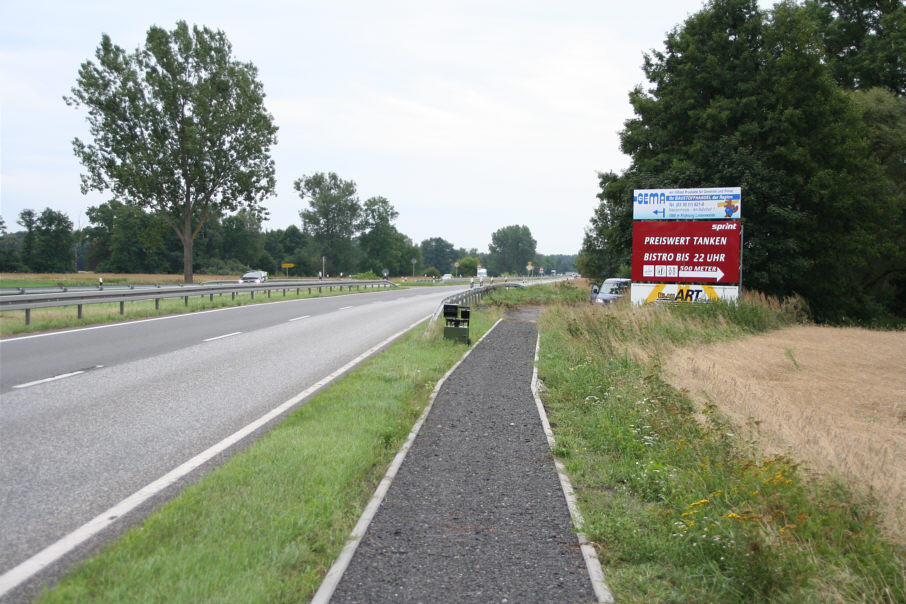 Geschwindigkeitskontrolle Brandenburg außerorts Bundesstraßen - B 96 zwischen Teschendorf und Nassenheide