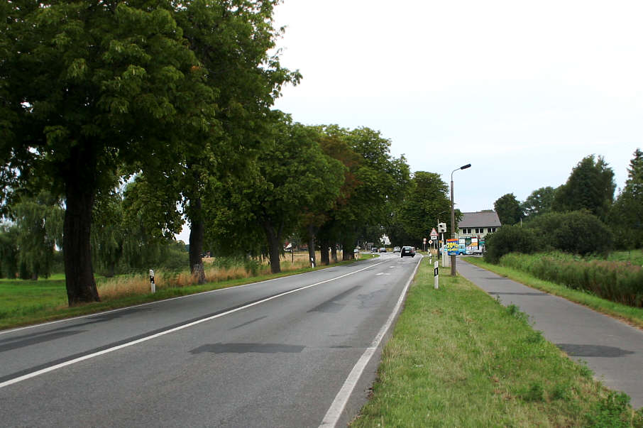 Geschwindigkeitskontrolle Greifswald Stralsunder Landstraße kurz vor dem Abzweig nach Neuenkirchen