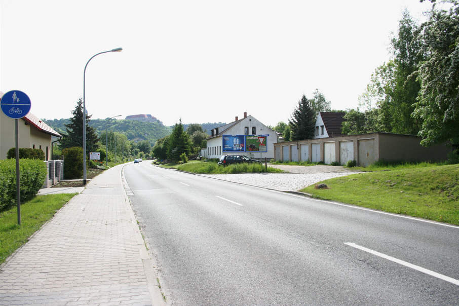 Geschwindigkeitsmessung Polizei in der Lauchaer Straße von Freyburg