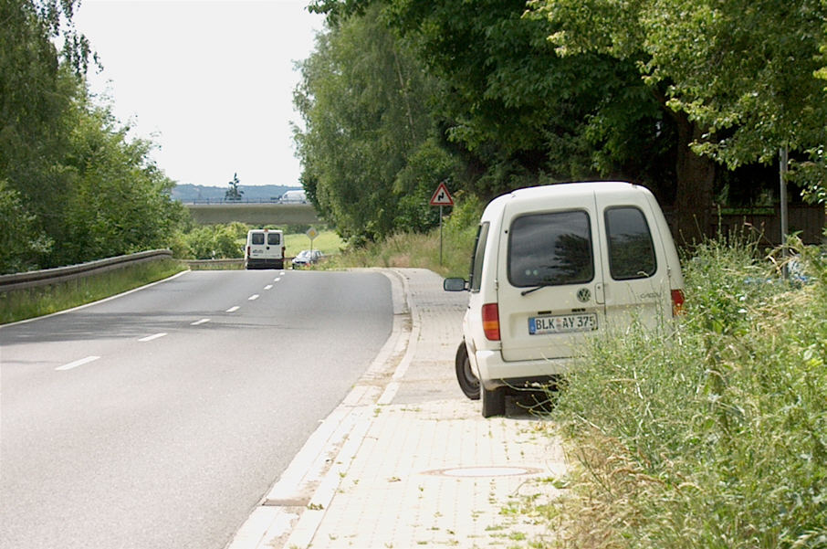 Flitzerblitzer, Burgenlandkreis weißer VW Caddy, Kennzeichen BLK-AY 375