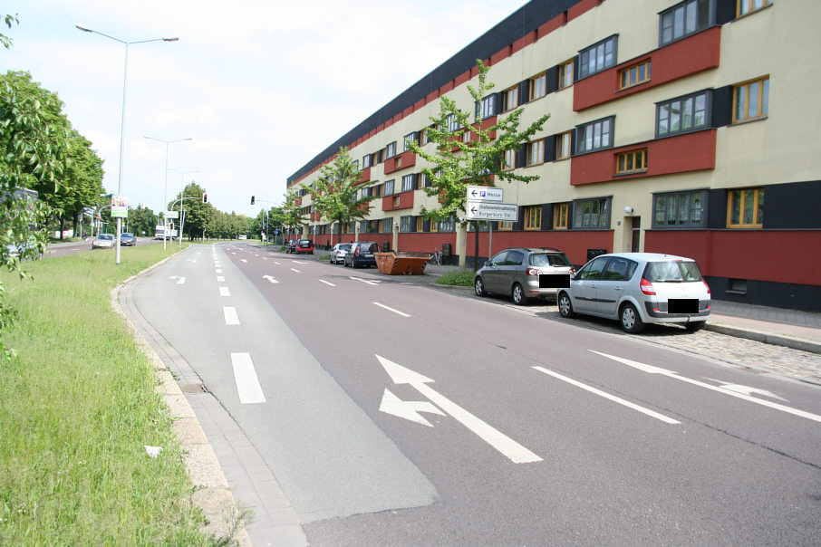 Geschwindigkeitskontrolle Magdeburg Jerichower Straße nach der Kreuzung Wörlitzer Straße