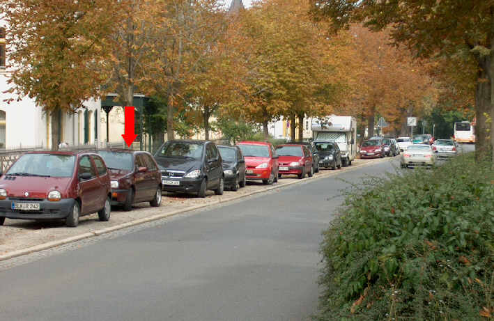 Flitzerblitzer Naumburg Bürgergartenstraße zwischen Theodor-Körner-Straße und Parkstraße