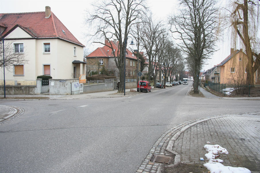 Geschwindigkeitsmessung Naumburg Flemminger Weg zwischen Friedrich-Fröbel-Straße und Eckardtstraße stadteinwärts