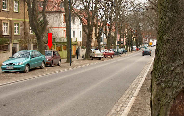 Geschwindigkeitskontrolle Naumburg Flemminger Weg zwischen Eckardtstraße und Friedrich-Fröbel-Straße stadtauswärts