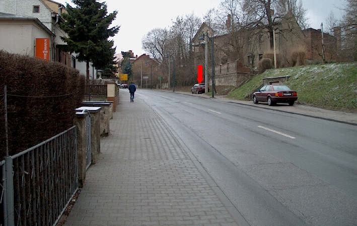 Geschwindigkeitskontrolle Naumburg Hallesche Straße zwischen Weinbergsweg und Barbarastraße 