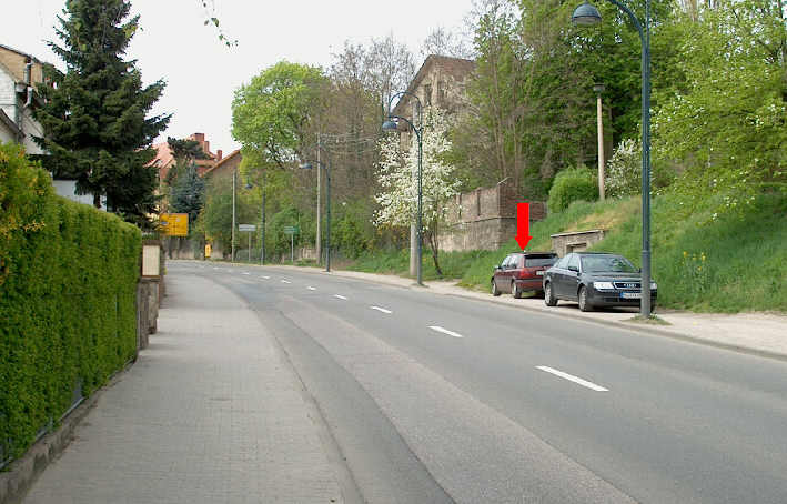 Geschwindigkeitsmessung Naumburg Hallesche Straße stadteinwärts