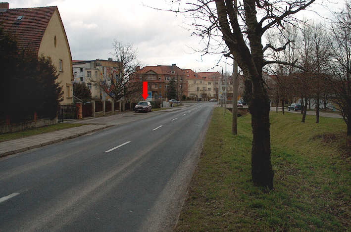 Geschwindigkeitskontrolle Naumburg Jenaer Straße kurz nach der Abfahrt Teufelsgraben