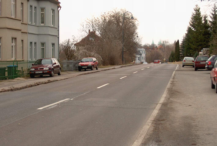 Geschwindigkeitskontrolle Naumburg Kösener Straße stadtauswärts