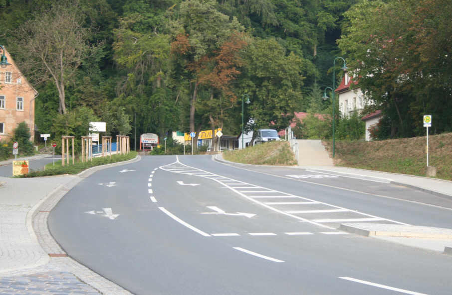 Geschwindigkeitsmessung Naumburg Ortsteil Bad Kösen Eckartsbergaer Straße Höhe Schule