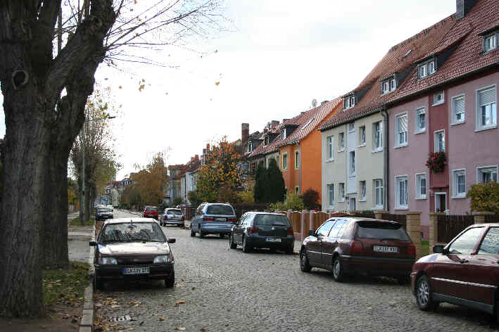 Geschwindigkeitskontrolle Naumburg Franz-Ludwig-Rasch-Straße zwischen Siedlungsstraße und Lerchenweg