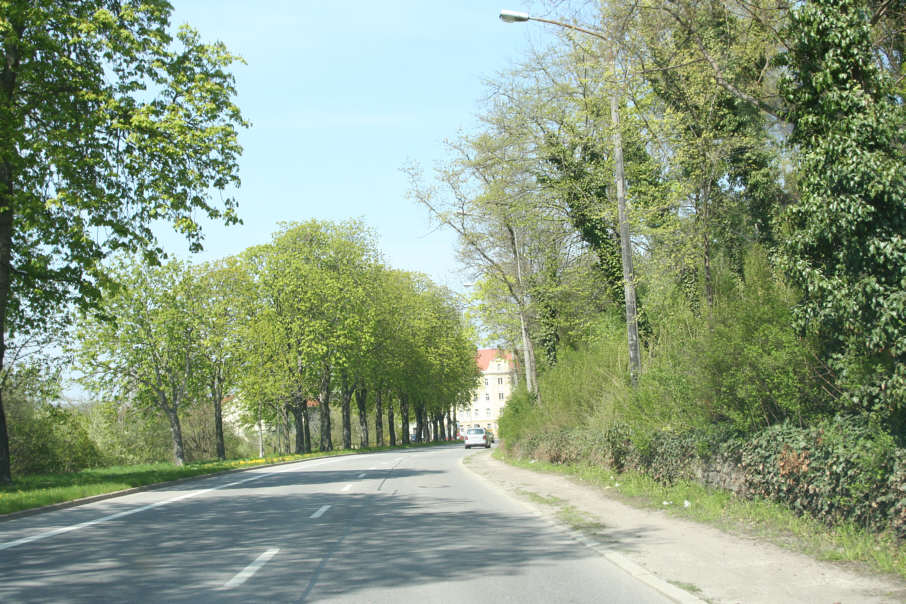 Geschwindigkeitskontrolle Naumburg Roßbacher Straße in Höhe des Kreisverkehrs am Bauernweg