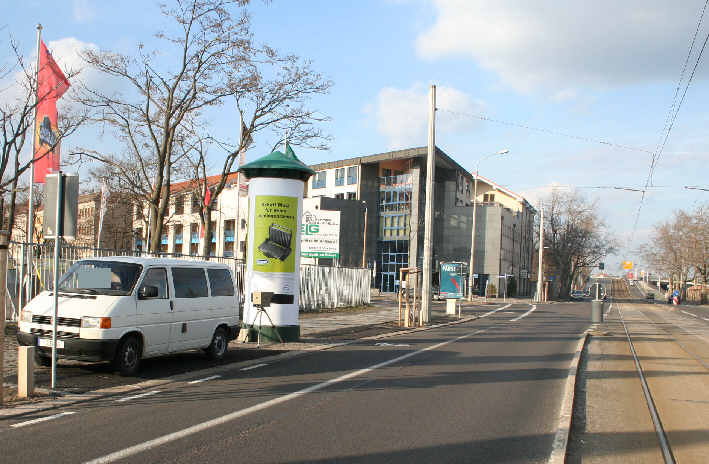 Geschwindigkeitsmessung Leipzig Berliner Straße stadteinwärts