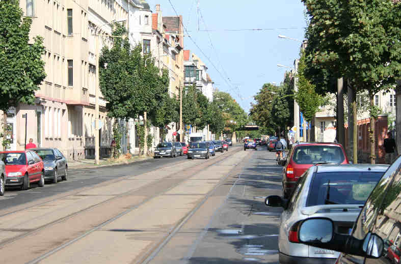 Geschwindigkeitsmessung Leipzig Eisenbahnstraße stadtauswärts