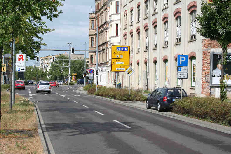 Flitzerblitzer Leipzig Gerichtsweg stadtauswärts