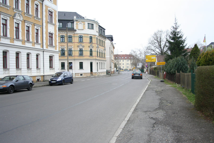 Geschwindigkeitskontrolle Leipzig Leinestraße stadteinwärts