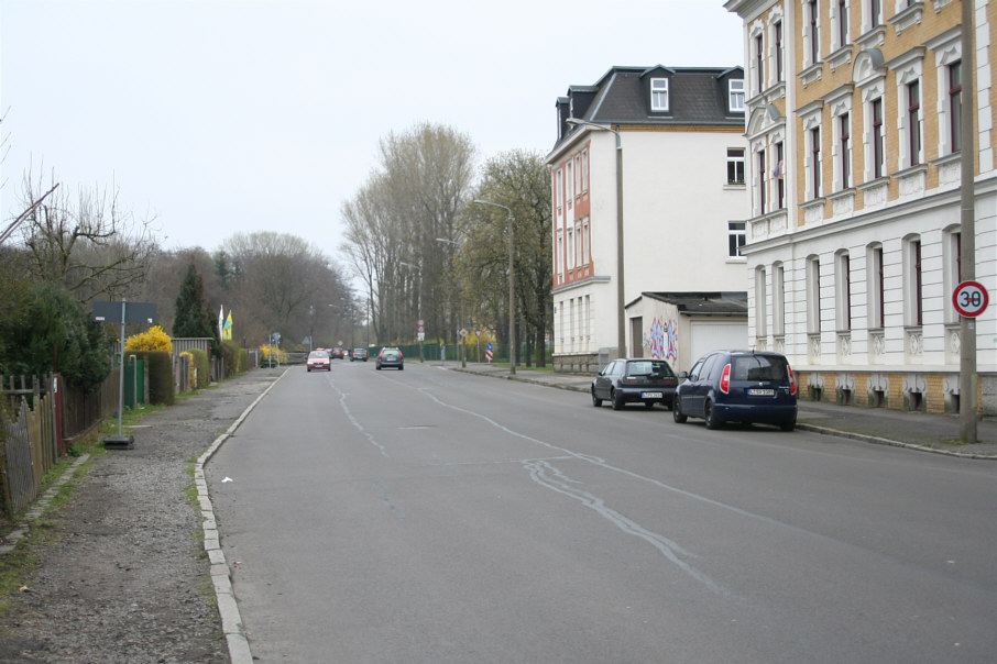 Geschwindigkeitskontrolle Leipzig Leinestraße stadtauswärts