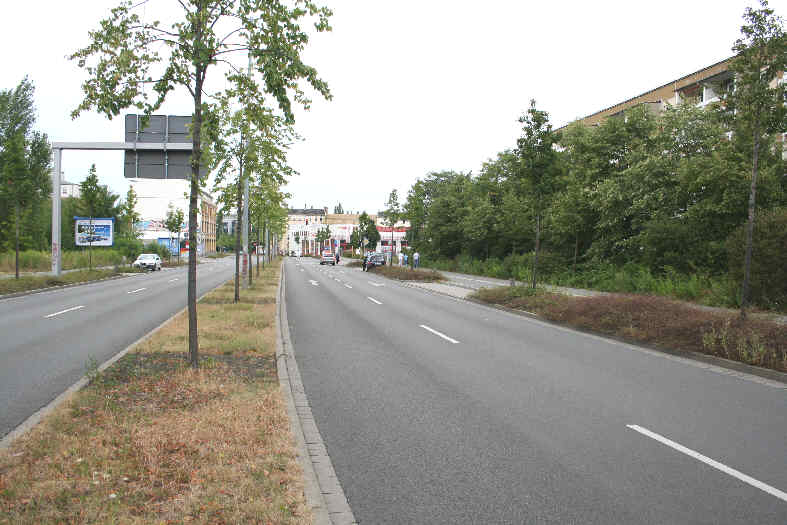 Geschwindigkeitskontrolle Leipzig Ludwig-Ehrhard-Straße stadtauswärts