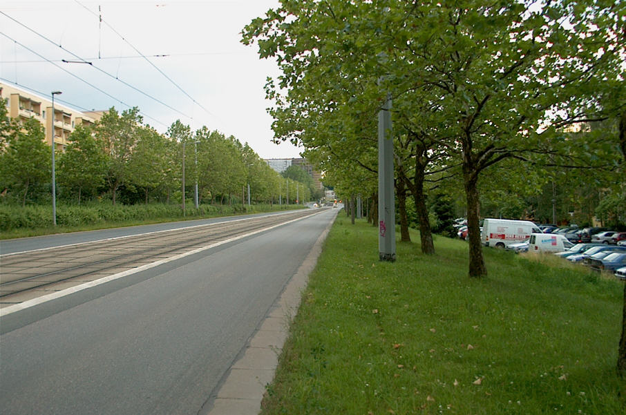 Geschwindigkeitskontrolle Jena Erlanger Allee stadtauswärts