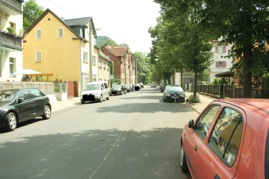 Geschwindigkeitskontrolle Jena Wöllitzer Straße stadtauswärts