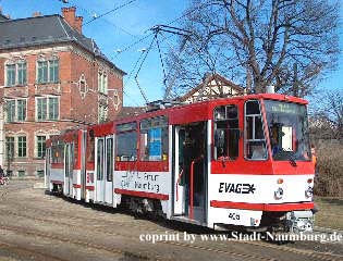 Straßenbahnwagen 405 (wieder in Erfurt
