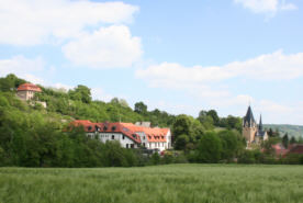 Blick von oberhalb des Ortsteils auf diesen