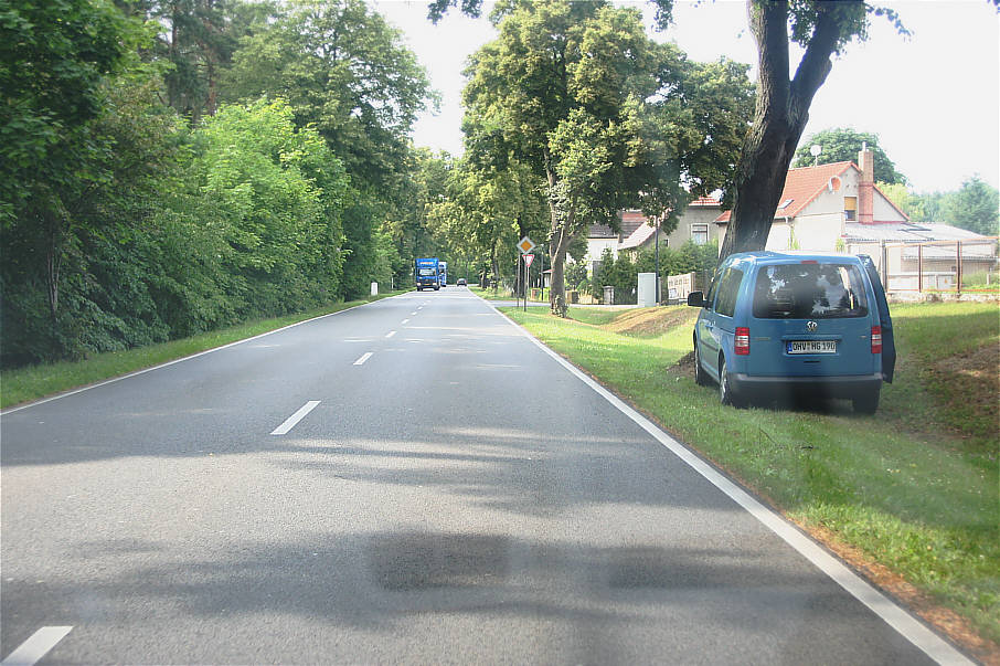 Geschwindigkeitsmessung, Fürstenberg, PSS, Unter den Linden, Blitzer, Raser, Ortsausgang, Landkreis, Oberhavel