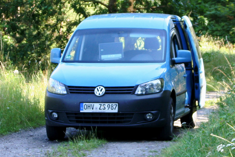 Flitzerblitzer, Landkreis Oberhavel, VW Caddy Kennzeichen OHV-ZS 987