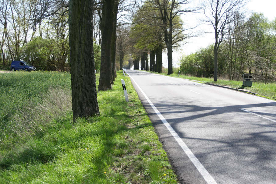 Geschwindigkeitskontrolle B 96 zwischen Gransee und Löwenberg in Fahrtrichtung Berlin, Potsdam