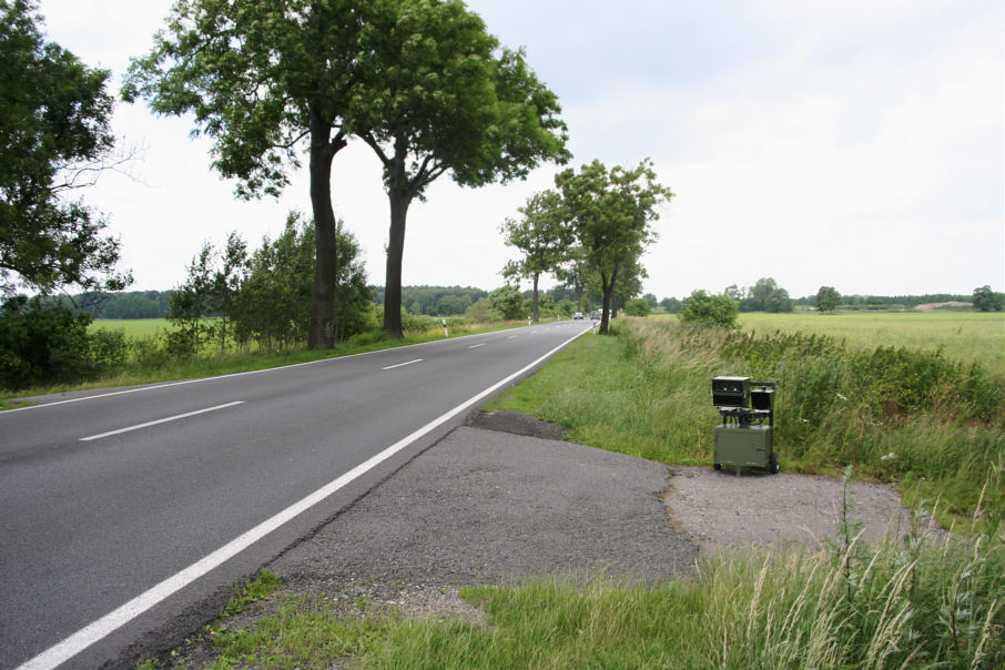 Geschwindigkeitsmessung Brandenburg außerorts Bundesstraßen - B 96 zwischen Teschendorf und Nassenheide