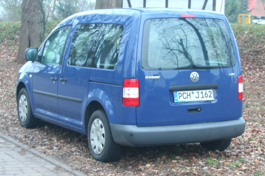 Flitzerblitzer, Radarrent, Radarrent GmbH, Messfahrzeug, blau, VW Caddy, Kennzeichen, PCH-J 162