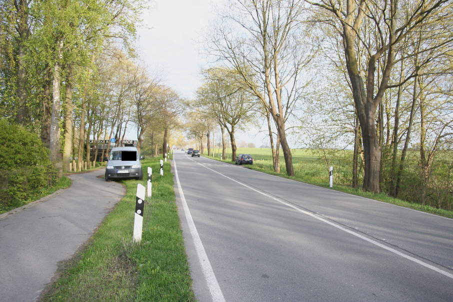 Geschwindigkeitsmessung Greifswald Anklamer Landstraße in Höhe des Kindergartens in beiden Fahrtrichtungen (B 109)