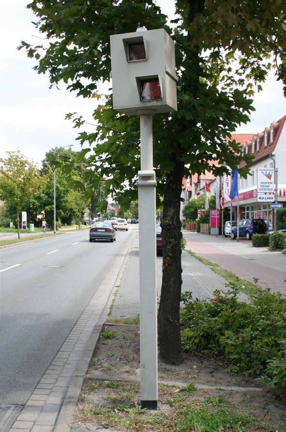 stationärer Blitzer Stadt Greifswald V-Controll II