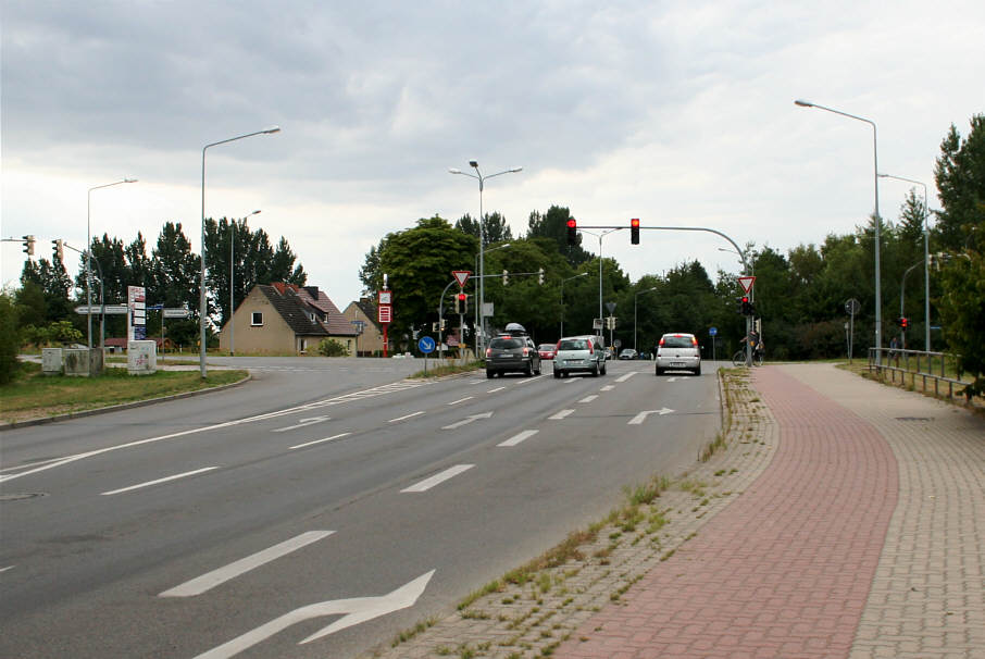 Rotlichtüberwachung Koitenhäger Landstraße Kreuzung Anklamer Straße