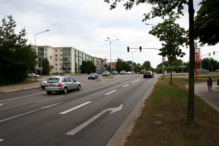 Rotlichtüberwachung Greifswald Schönwalder Landstraße Kreuzung Anklamer Straße