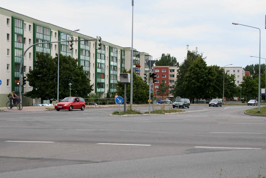 Rotlichtüberwachung Greifswald Schönwalder Landstraße Kreuzung Anklamer Straße