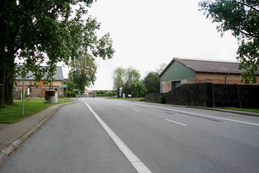 Geschwindigkeitskontrolle Landkreis Griebow Ortdurchfahrt B 111 Blitzer Chausseestraße