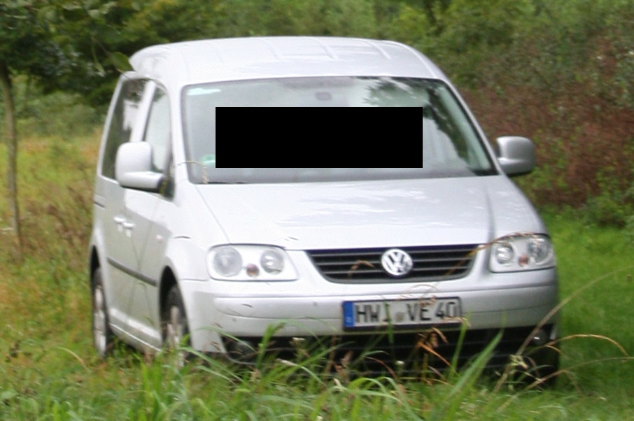Flitzerblitzer, VW Caddy, silber, Kennzeichen, HWI-VE 40, Landkreis Ludwigslust-Parchim, Vetro Verkehrselektronik GmbH