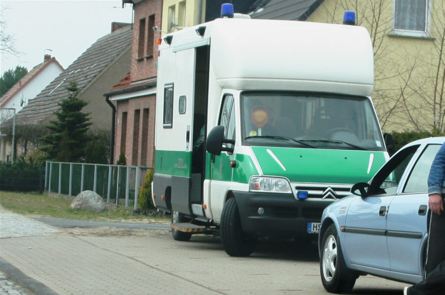 mobiles Büro, Zollkontrolle, Bundespolizei