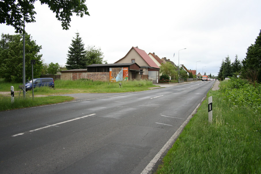 Geschwindigkeitsmessung Lühmannsdorf Karl-Marx-Straße Höhe Ortsausgang