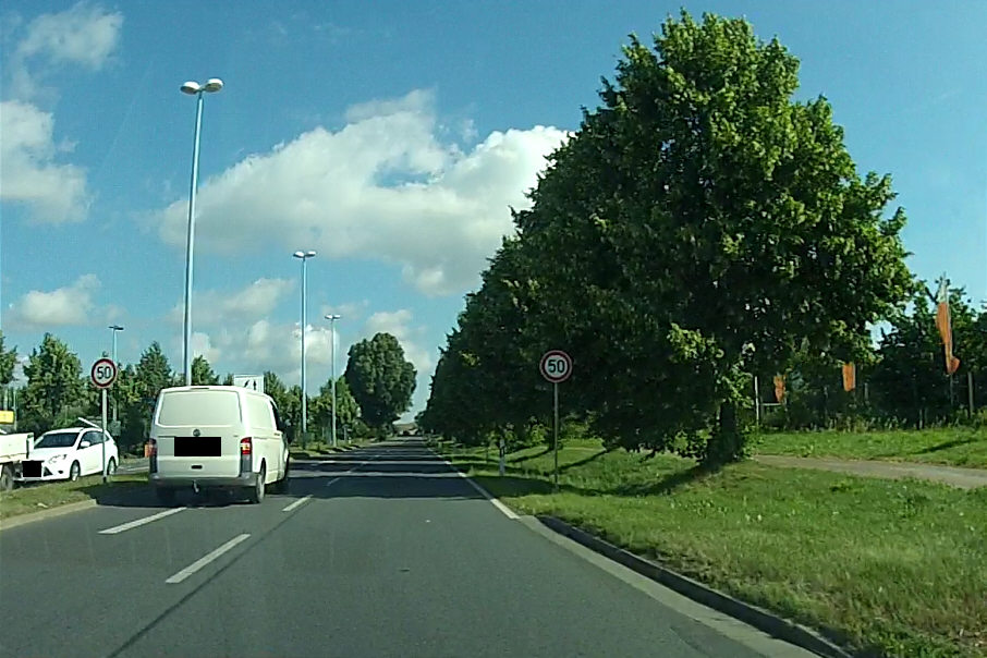 Geschwindigkeitskontrolle Stadt Neubrandenburg Demminer Straße