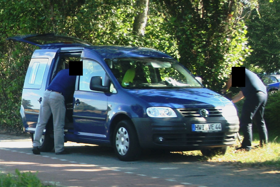 Flitzerblitzer, Neubrandenburg, VETRO Verkehrselektronik GmbH,Kennzeichen, HWI-VE 44