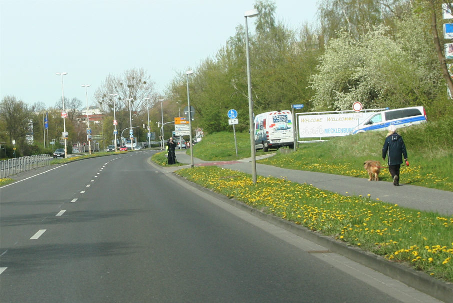 Lasermessung Neubrandenburg Polizei Blitzer