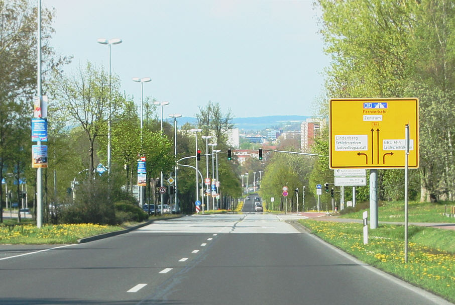 Geschwindigkeitskontrolle Stadt Neubrandenburg Neustrelitzer Straße