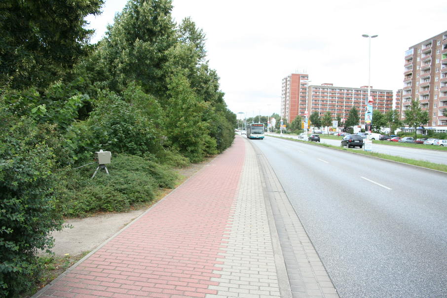 Geschwindigkeitsmessung Neubrandenburg Neustrelitzer Straße (B 96) zwischen Bergstraße und Nonnenhofer Straße in Fahrtrichtung Neustrelitz