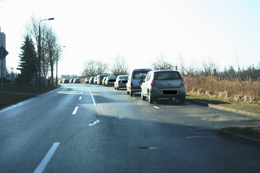 Lasermessung, Geschwindigkeitskontrolle Wolgast Robert-Koch-Straße