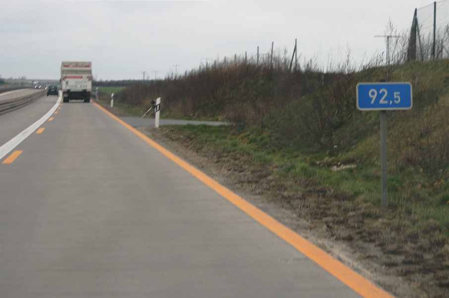 Flitzerblitzer BAB 19 zwischen Laage und Kavelsdorf in Höhe Kilometer 92,5