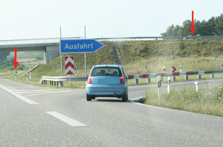 Blitzer Polizei Mecklenburg-Vorpommern weißer Transporter