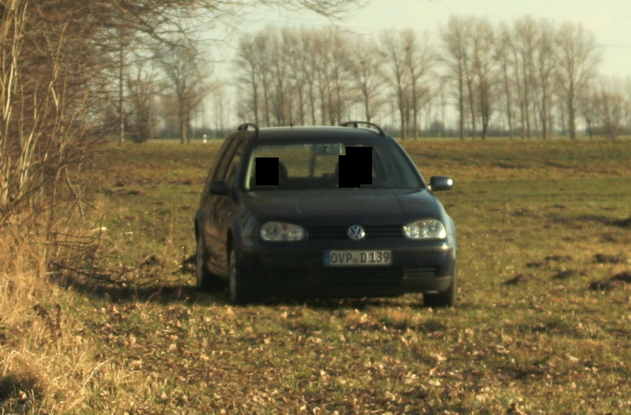 Blitzer Polizei MV blauer VW Golf Variant Kennzeichen OVP-D 139