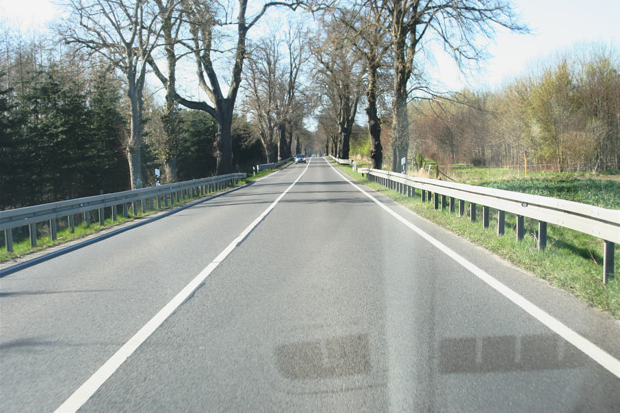 Geschwindigkeitskontrolle B 109 zwischen Karlsburg und Diedrichshagen, Geschwindigkeitskontrolle in beide Fahrtrichtungen