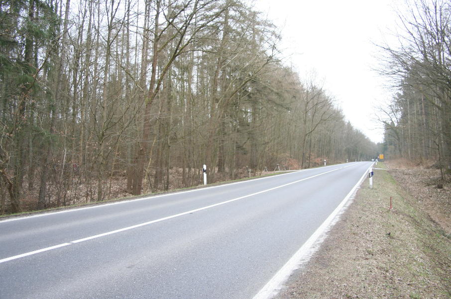 Geschwindigkeitsmessung Bundesstraße 109 (B 109) zwischen Karlsburg und Diedrichshagen zwischen den beiden Abfahrten nach Hanshagen
